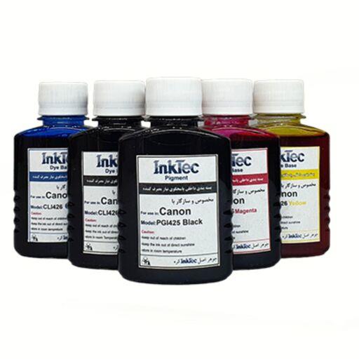 جوهر 100 سی سی اینک تک داخلی کانن InkTec CANON  سری 5رنگ